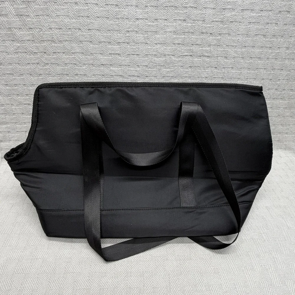 Tommy Bahama PET Purse Tote Black Polyester Pet Tote Carrier Bag Travel